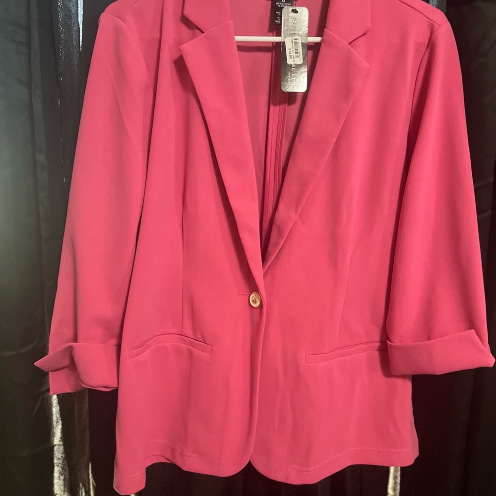 Soho Vibrant Pink Blazer